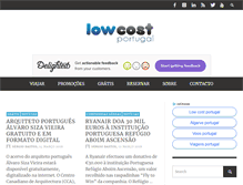 Tablet Screenshot of lowcostportugal.net